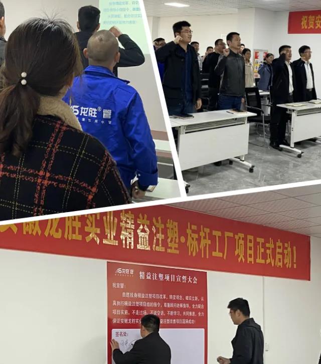 龍勝管業(yè)“精益注塑·標(biāo)桿工廠”項(xiàng)目正式啟動(dòng)! 龍勝管業(yè)“精益注塑·標(biāo)桿工廠”項(xiàng)目正式啟動(dòng)!